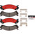 Premium NAO Ceramic OE Equivalent Front Brake Pad Set | BBBP10088N