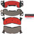 Premium NAO Ceramic OE Equivalent Front Brake Pad Set | BBBP10089N