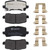 Premium Low-Met OE Equivalent Rear Disc Brake Pad Set | BBBP28091