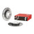 Premium UV Coated Solid Rear Disc Brake Rotor | BBB08.N267.11