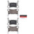 Premium NAO Ceramic OE Equivalent Rear Disc Brake Pad Set | BBBP65050N