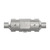 Ultra EPA Universal Catalytic Converter 11" Round, 3" Inlet/Outlet, midbed O2 | WEX92226