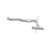 Exhaust Y Pipe - 2.25" Inlet (OD) 2.50" Outlet (OD) | WEX70428