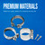 Exhaust Clamp 1-3/4" Stainless Narrow Band Clamp | WEX36553