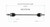 16-19 Kia Sorento (2.0, 2.4, 3.3) CV Axle Assembly  - Rear Right | GSPNCV75104