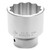 3/4" DR x 2" Chrome Socket - 12 Pt. | WILW34564