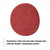 Hookit Red Abrasive Disc, 6 in, P320 | MMM01219