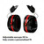 PELTOR Optime 105 Earmuffs, Hard Hat Attached | MMMH10P3E