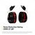 PELTOR Optime 105 Earmuffs, Hard Hat Attached | MMMH10P3E