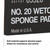 Wetordry Sponge Pad 20, 5 1/2 x 2-3/4 in x 3/8 in, 5 sponges per carton | MMM05526