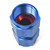 12AN Straight Swivel Coupler Adapter Fitting With Red/Blue Finish | RUS640030
