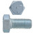 1"-8 x 2-1/4" Hex Head Cap Bolts Grade 5 UNC Zinc FT | 105075-804