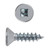 #5 x 5/8" Flat Head Square Drive Wood Screws Zinc | 105197-064