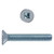 #10-24 x 1-1/4" Flat Head Square Drive Machine Screws Stl Zn | 105176-195