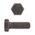 9/16"-12 x 1" Hex Head Cap Bolts Grade 5 UNC Bare Metal FT | 105073-623