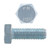 M12-1.75 x 35mm Metric Hex Head Cap Bolts Class 8.8 Coarse Zinc DIN933 FT | 105608-415
