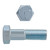9/16"-18 x 2-1/2" Hex Head Cap Bolts Grade 5 UNF Zinc PT | 105076-632