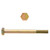 1/4"-28 x 4-1/2" Hex Head Cap Bolts Grade 8 UNF Zinc-Yellow PT | 105080-325