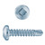 #10 x 1" Drill-X® Pan Hd SQ Drive Self-Drilling Metal Screws Steel Zinc | 105232-044