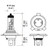 H4 24V HD Heavy Duty Series Halogen Light Bulb - Qty 1 | HELH4 24V HD