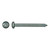 #8 x 1" Pan Head Square Drive Metal Screws Steel Zinc | 105208-141