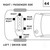 Engine Mount Rear Left Upper | 62M9580