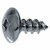 #10 x 1" Truss Head Square Drive Metal Screws Steel Zinc | 105210-193