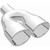 Dual Exhaust Tip - 2.25in. Inlet/3 x 3.75in. Outlet | 25K35169