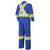 FR-Tech® Hi-Vis 88/12 7 oz FR/ARC-Rated Safety Coveralls - Zipper Closure - Royal Blue - 50 - Tall | SWXV254031T-50