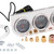 Chrome Series Triple Ammeter, Oil Pressure and Water Temperature Gauge Kit | SWXHTA1308