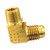 A= 3/8" B= 1/4" Flare elbow 90 deg- tube to male pipe Brass | 105009-380
