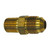 A= 1/4" B= 1/4" Flare- tube to male pipe Brass | 105009-378
