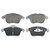 ThermoQuiet Front Disc Brake Pad Set Semi-Metallic | WAGMX1306