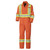 Hi-Vis Flame-Gard® FR/ARC-Rated 6.5 oz Coveralls - 98% Cotton 2% Antistatic - Hi-Vis Orange - 50 - Tall | SWXV252005T-50