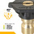 4.0 Orifice Quick Connect Pressure Washer Nozzle Set with 0°, 15°, 40° and Soaper | 30A85.210.040BEP