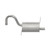 Quiet-Flow SS Direct Fit Exhaust Muffler Assembly 2.25" Inlet (ID) 2.25" Outlet (OD) | WEX54385