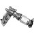 Ultra EPA Direct Fit Catalytic Converter with Integrated Exhaust Manifold | WEX16692