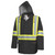 The Rock Hi-Vis 300D Oxford Poly Jacket - PU Coating – Black – L | SWXV1081370-L