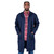 Poly/Cotton Shop Coat - Snap Double Placket Closure - Navy - 5XL | SWXV2020180-5XL