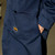 Poly/Cotton Shop Coat - Snap Double Placket Closure - Navy - L | SWXV2020180-L