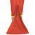 FR-Tech® Hi-Vis 88/12 7 oz FR/ARC-Rated Coveralls - Leg Zippers - Hi-Vis Orange - 46 - Tall | SWXV254065T-46