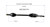 13-17 Nissan LEAF CV Axle Assembly  - Front Right | GSPNCV53174