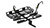 Skaha 2 - Plus 2 Bike Hitch Mount Platform Rack, Class 3 - 2" Hitch Receiver holds 60 lbs per bike | 81A66698