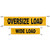 84" X 18" Wide Load Banner W/ Grommets | 35405304