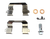 New Front Left Disc Brake Caliper - Zinc Plated | GEOC42158