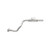 Direct Fit Exhaust Resonator and Pipe Assembly 2.5" Outlet (OD) | WEX54611
