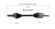 05-09 Mazda 3 (2.0) CV Axle Assembly  - Front Left | GSPNCV47500