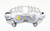 New Front Left Disc Brake Caliper - Zinc Plated | GEOC62126