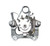 New Rear Left Disc Brake Caliper - Zinc Plated | GEOC33560
