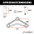 Tandem Axle AP Kit with Long Equalizer and Standard Bolts | CRT121099LRV